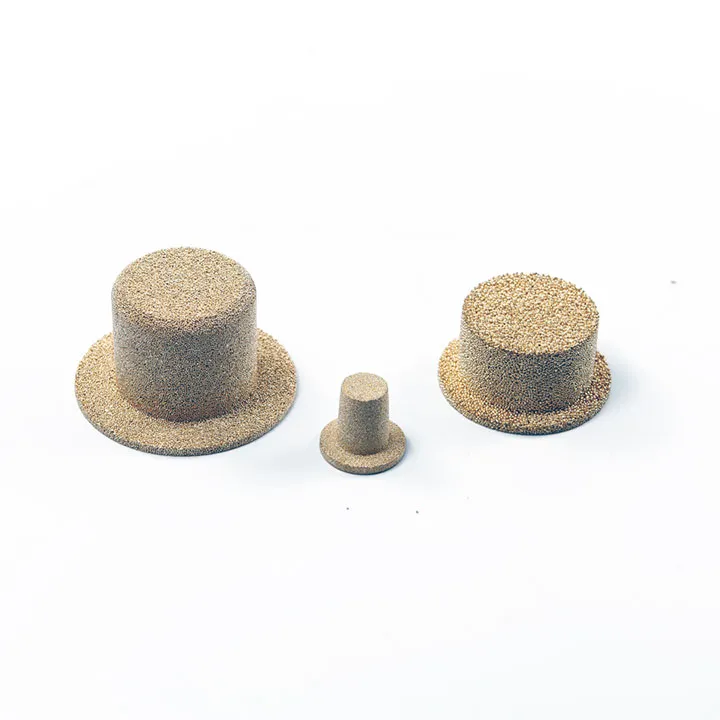 BRONZE FILTER CAP 10X19.5X24 90MICRON