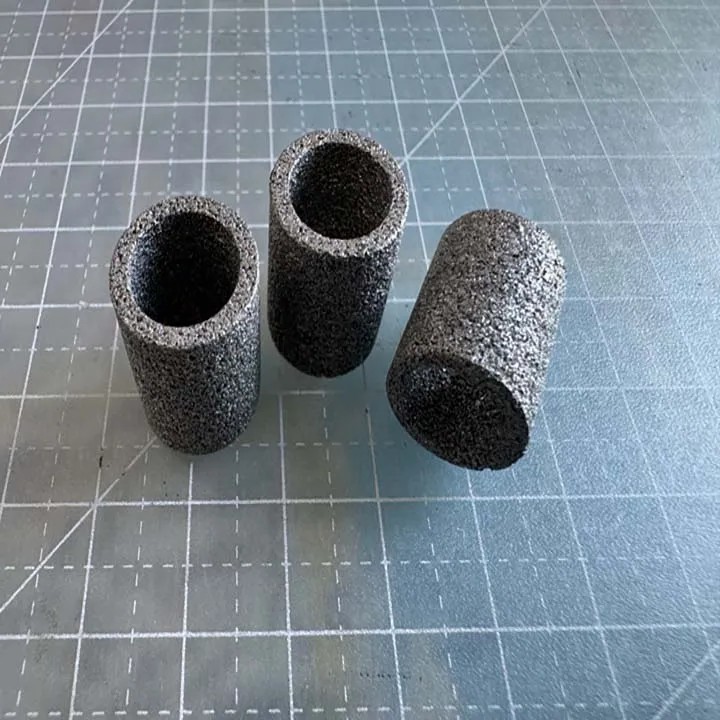 TUBE FILTRANT EN ACIER 9X13X25 8 MICRONS